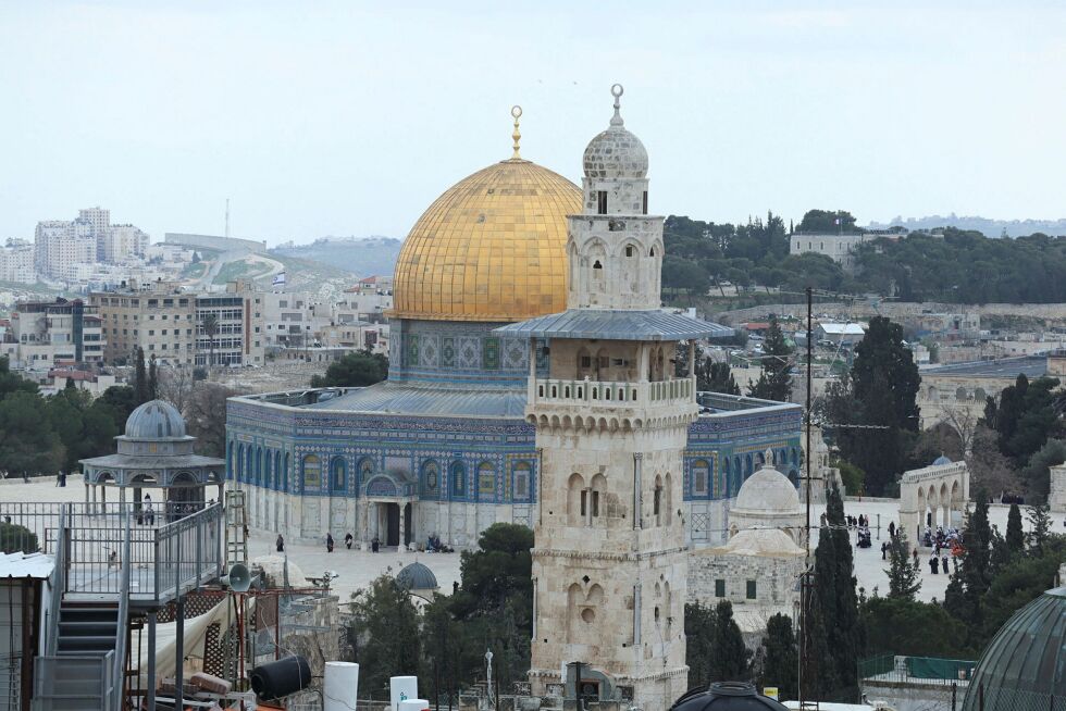 Utsikt mot Tempelhøyden i Jerusalem.
 Foto: Esty Dziubov/TPS