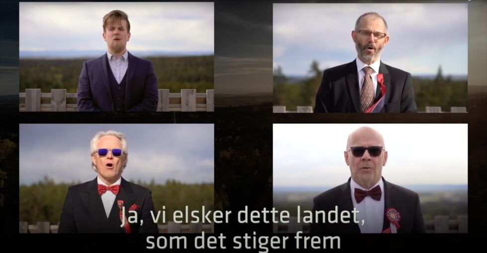 Spilte inn Ja, vi elsker i utkikkstårn i skogen