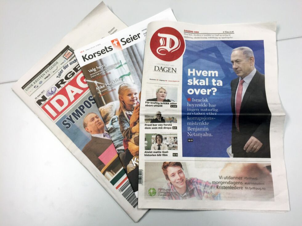 De kristne avisene har hatt stabile opplagstall det siste året.
 Foto: Norge IDAG