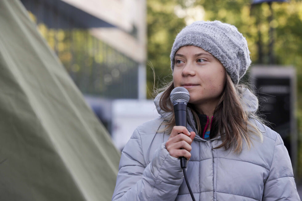 Miljøaktivist Greta Thunberg uttrykte støtte til Palestina på sin X-konto. Det fikk Israel til å respondere med skarpe svar.
 Foto: Emilie Holtet/NTB
