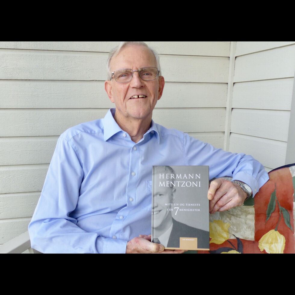 Bokdebutant: Den 81-årige pinsepastoren Hermann Mentzon er bokdebutant, der han forteller om sin 60-årige tjeneste i pinsebevegelsen.