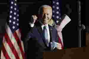 Joe Biden erklæres som valgvinner i USA