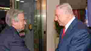 FNs generalsekretær ble utfordret av Netanyahu