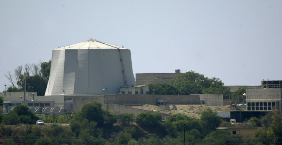 Sorek atomreaktorsenter i nærheten av den israelske byen Yavne. Arkivbilde fra 2004.
 Foto: Str/AP/NTB