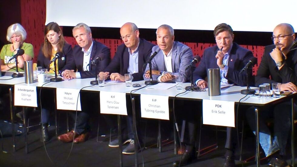 Valgdebatt om Israel