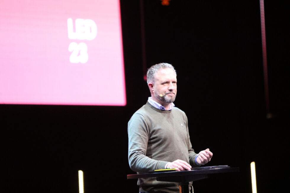 Frode Hansen, pastor i Bykirka i Bodø, talte under seminaret fredag 13. januar under LED-konferansen i Lillestrøm.
 Foto: Trine Overå Hansen
