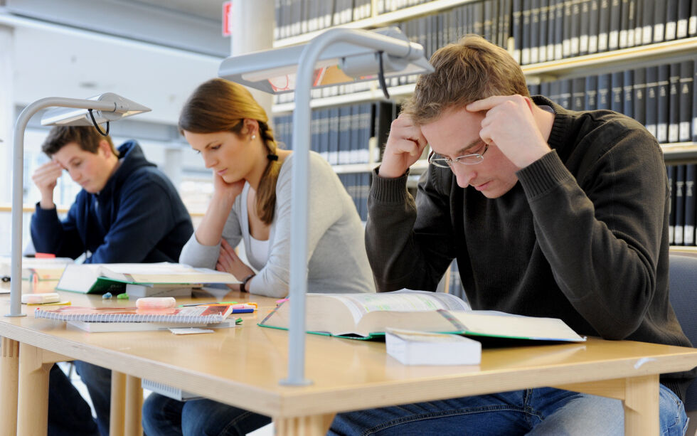 Ifølge en ny undersøkelse er det stor forskjell på hvor godt norske studenter trives på studiestedet sitt. Illustrasjonsbilde.
 Foto: Frank May/NTB