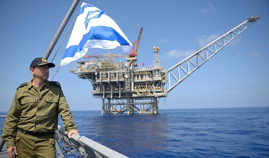 Israels marine beskytter gassfeltene i Middelhavet. Foto: IDF
