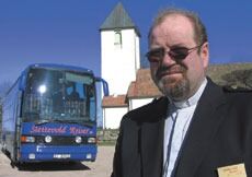 Bønnebuss på tokt langs hele Norge