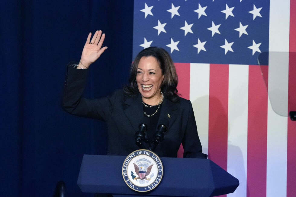 Visepresident Kamala Harris kan bli Demokratenes presidentkandidat.
 Foto: AP Photo/Carlos Osorio / NTB