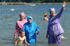 Konservative jøder støtter burqini-forbudet