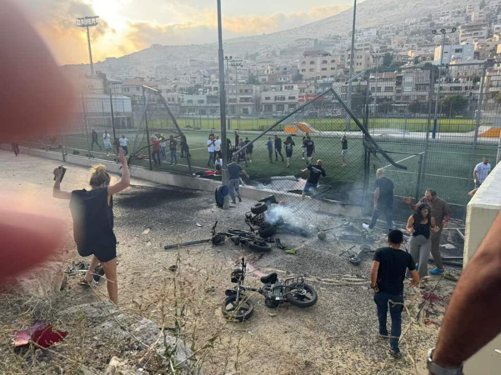 Minst 11 barn og ungdommer skal være drept i en druserlandsby på Golan.
 Foto: X (Twitter)