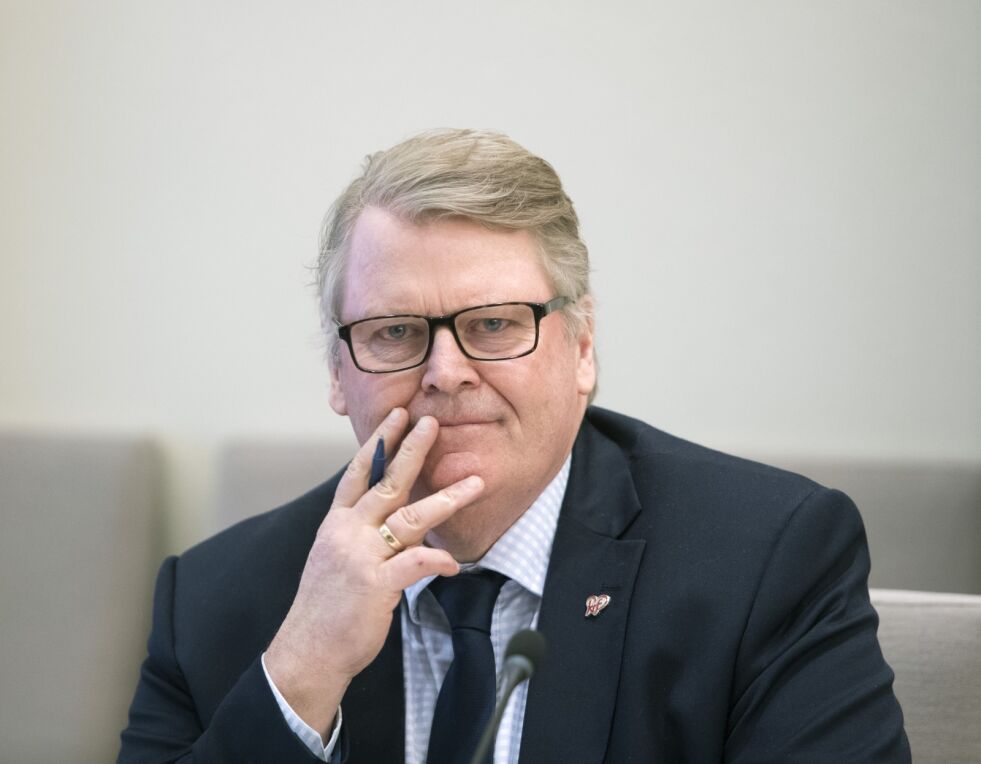 FORSVARER BIBELUTDELING: Hans Fredrik Grøvan mener Bibelen er kilden til kulturen som har preget Norge i over tusen år. Boka bør få deles ut til elever, mener KrF-toppen. Foto: Terje Bendiksby / NTB scanpix