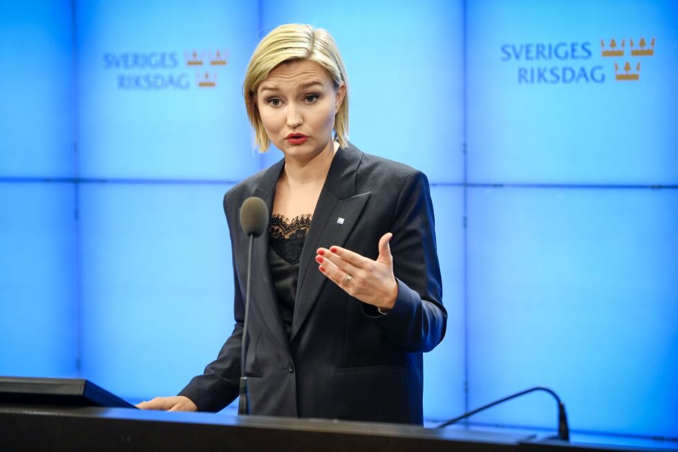 I 2022 kan KD-leder Ebba Busch Thor bli Sveriges første kvinnelige statsminister.
 Foto: Henrik Montgomery/NTB Scanpix