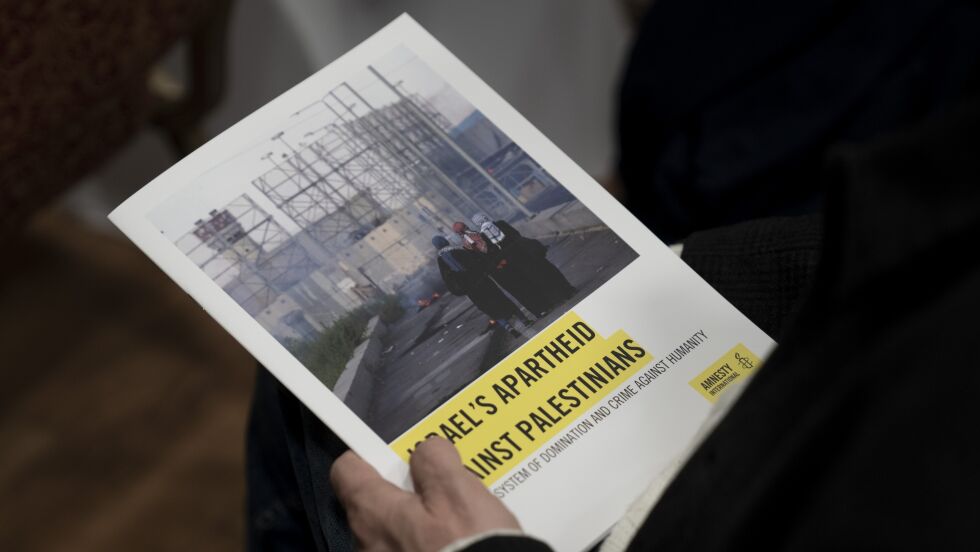 AMNESTY: I en rapport fra forrige uke beskylder Amnesty International Israel for «apartheid». Vestlige stormakter tar avstand fra beskyldningen.
 Foto: Maya Alleruzzo / AP / NTB