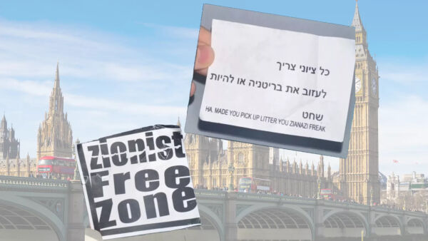 «Sionister forlat Storbritannia eller blir slaktet»
