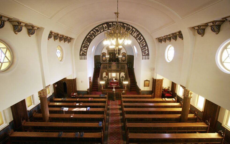 Det Mosaiske Trossamfund sin synagoge i Bergstien i Oslo. Illustrasjonsbilde.
 Foto: Jarl Fr. Erichsen / NTB Scanpix