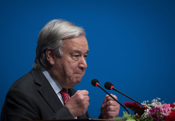 Guterres hardt ut mot Netanyahus avvisning av palestinske stat