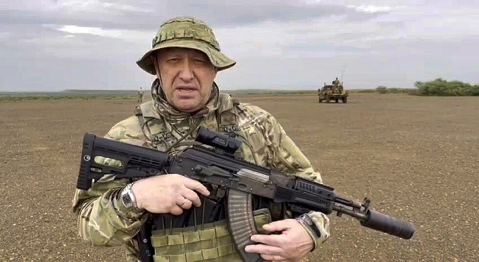 Wagner-sjef Jevgenij Prigozjin er blant de omkomne i en flystyrt i Russland.
 Foto: Razgruzka_Vagnera telegram channel via AP/NTB