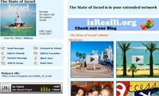 Staten Israel er på MySpace