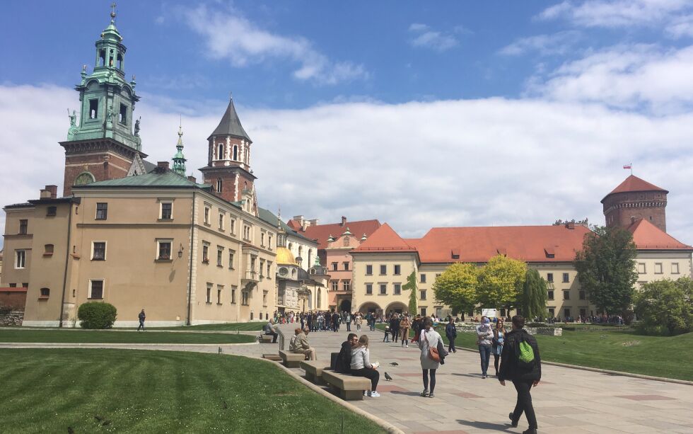 Wawel-slottet er en attraksjon i Krakow. Området er en populært destinasjon for både turister og kjærestepar. Illustrasjonsfoto.
Foto: Johnny Myhr-Hansen
