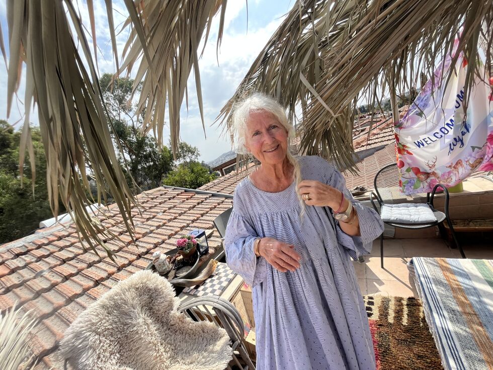 SKANDINAVISK KUNSTNER: Nå er Birgitta Yavari-Ilan tilbake i Jerusalem, der hun har gjestehus med kunstutstilling.
 Foto: Ingvill Mydland