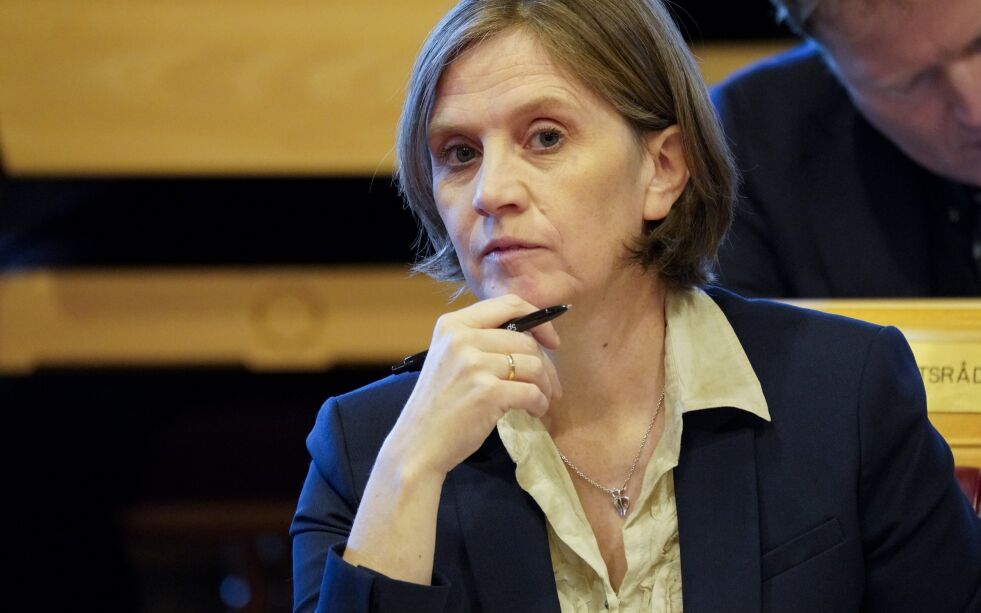 Barne- og familieminister Kjersti Toppe (Sp) kan ikke svare konkret på når regjeringens omlegging av kontantstøtten kan komme. Endringen er fortsatt under utredning.
 Foto: Terje Bendiksby / NTB