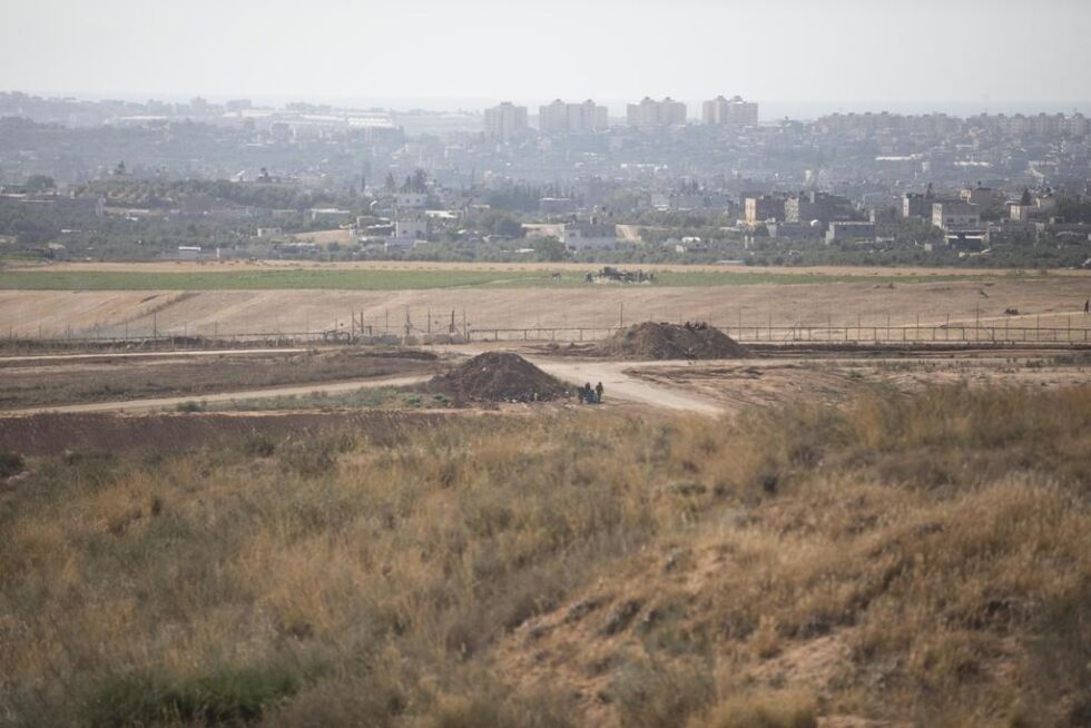 Grensen mellom Israel og Gaza.
 Foto: Elior Cohen/TPS
