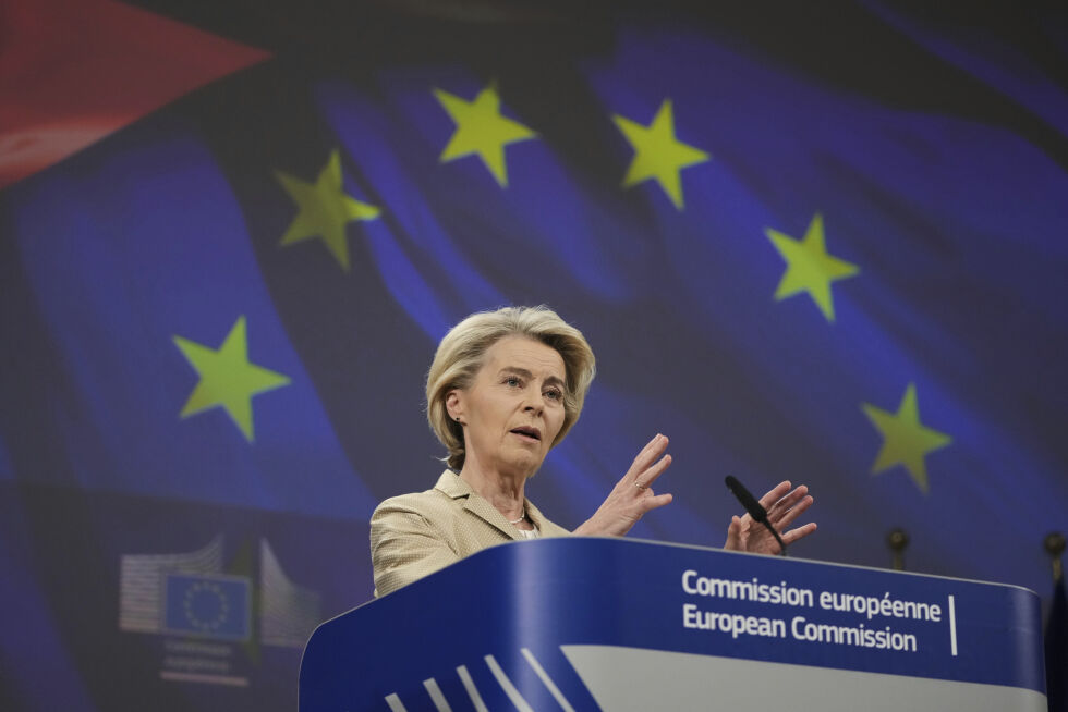 EU-kommisjonens president Ursula von der Leyen har fått en stor ripe i lakken.
 Foto: AP / NTB