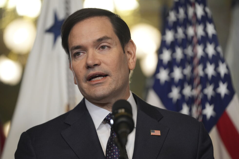 Marco Rubio er USAs nye utenriksminister.
 Foto: Evan Vucci / AP / NTB