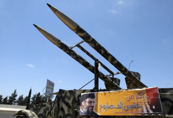 Hizbollah har rakettavfyringsramper midt i Beirut