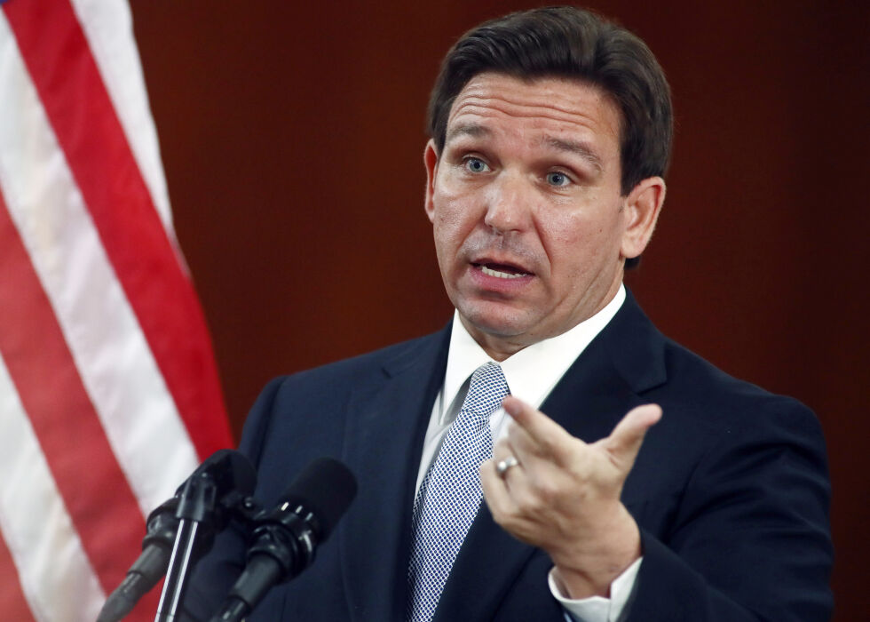 MULIG COMEBACK: Ron DeSantis kan være aktuell som presidentkandidat for republikanerne om fire år.
 Foto: NTB/AP