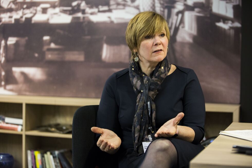 Statistisk SentralByrå: Christine Meyer, leder av SSB, har startet en omfattende omorganisering av SSB og har stanset forskning på hva innvandringen koster. Dette møter hun motstand for.
 Foto: NTB scanpix