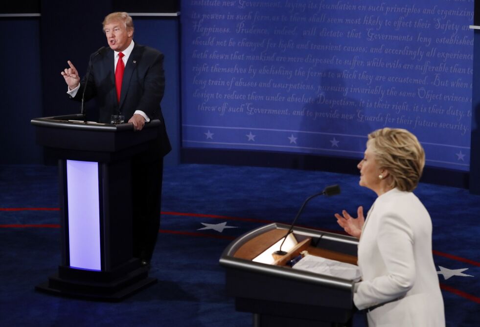 Vill valgkamp: Årets valgkamp mellom Trump og Clinton var ulik det noen hadde sett før.
 Foto: AP