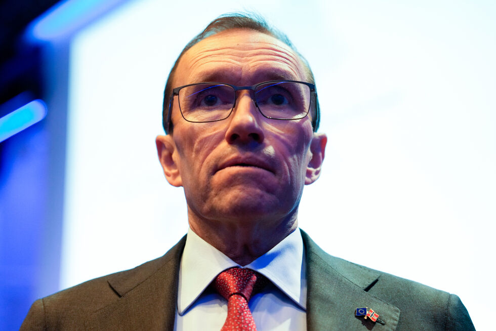 Utenriksminister Espen Barth Eide (Ap) omtaler utviklingen i Midtøsten som en forferdelig voldsspiral.
 Foto: Beate Oma Dahle / NTB