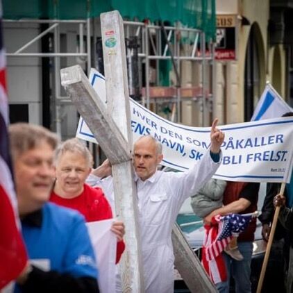 Bilder fra Jesusmarsj i Ålesund juni 2023
 Foto: Privat