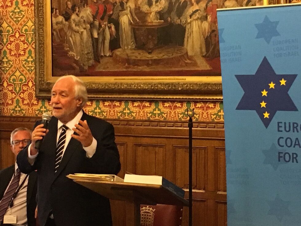 Overhuset: Jacques Gauthier presenterte Balfour-erklæringens rolle for overhuset.