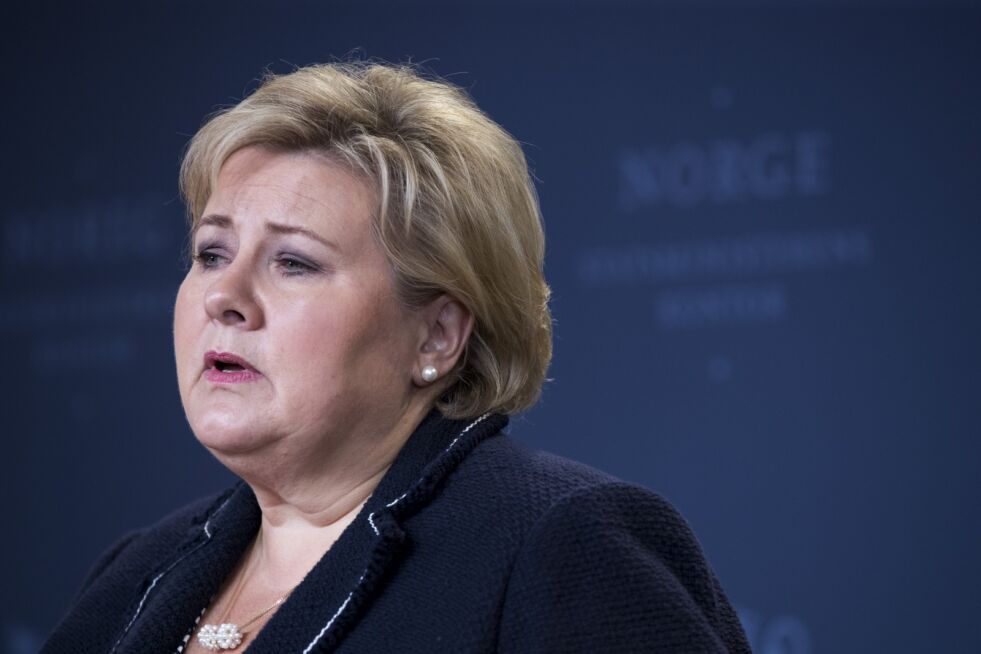 Statsminister Erna Solberg (H) har åpnet for diskusjon om endring i abortloven. Foto: Terje Pedersen / NTB scanpix