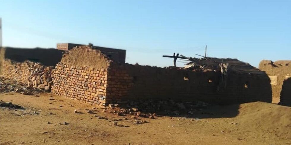 En kirke i Sudan ble fullstendig utbrent etter at en 13 år gammel gutt satte fyr på den.
 Foto: Åpne Dører