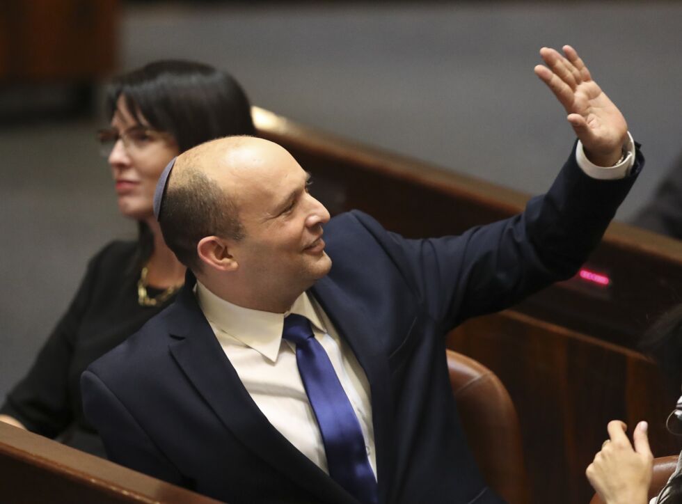 Ny statsminister: Naftali Bennett er Israels nye statsminister. Bak seg har han en skjør konstellasjon.
 Foto: Scanpix