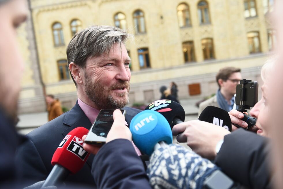 Christian Tybring-Gjedde (Frp) mener president Donald Trumps plan sikrer Israels og palestinernes historiske krav.
Foto: Fredrik Varfjell/NTB Scanpix