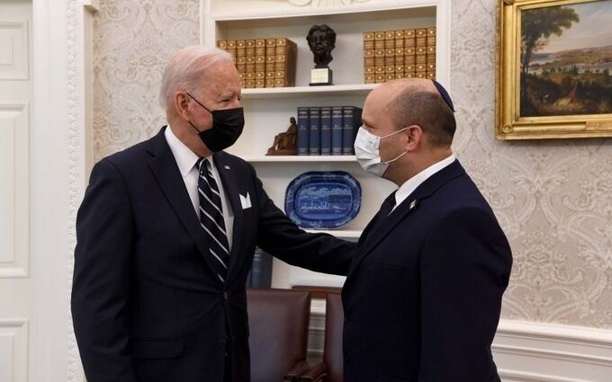 USAs president Joe Biden har tidligere møtt Israels statsminister Naftali Bennett. Illustrasjonsbilde.
 Foto: TPS