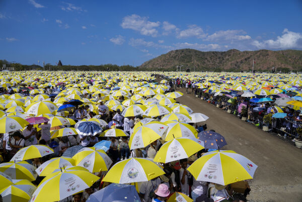 600.000 deltok på pavens messe på Øst-Timor