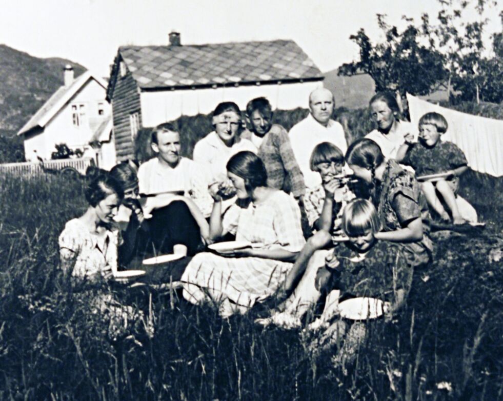 Familie: Hjemme på Stårheim var det alltid mye folk. Matias var familiekjær.
 Foto: Privat