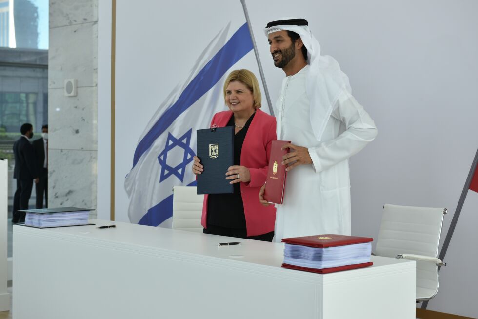 En ny handelsavtale mellom Israel og De forente arabiske emirater ble signert i Dubai denne uken.
 Foto: Anuj Taylor, Strap Studios
