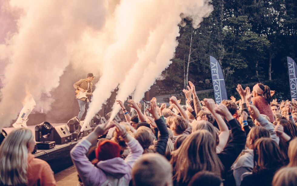 800 publikummere hver av de to festivaldagene koste seg på Jærgårds.
 Foto: Simon Elias Bogen