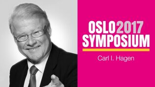 Carl I. Hagens tale på Oslo Symposium 2017