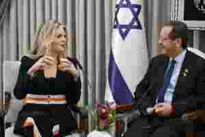 President Herzog møtte Erin Molan