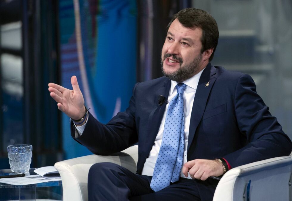 Israelsvennen Matteo Salvini lover å flytte Italias ambassade til Jerusalem om han blir statsminister.
 Foto: Maurizio Brambatti/NTB Scanpix
