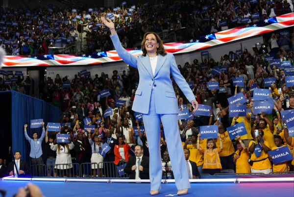 Kamala Harris er eneste alternativ når partiet velger presidentkandidat